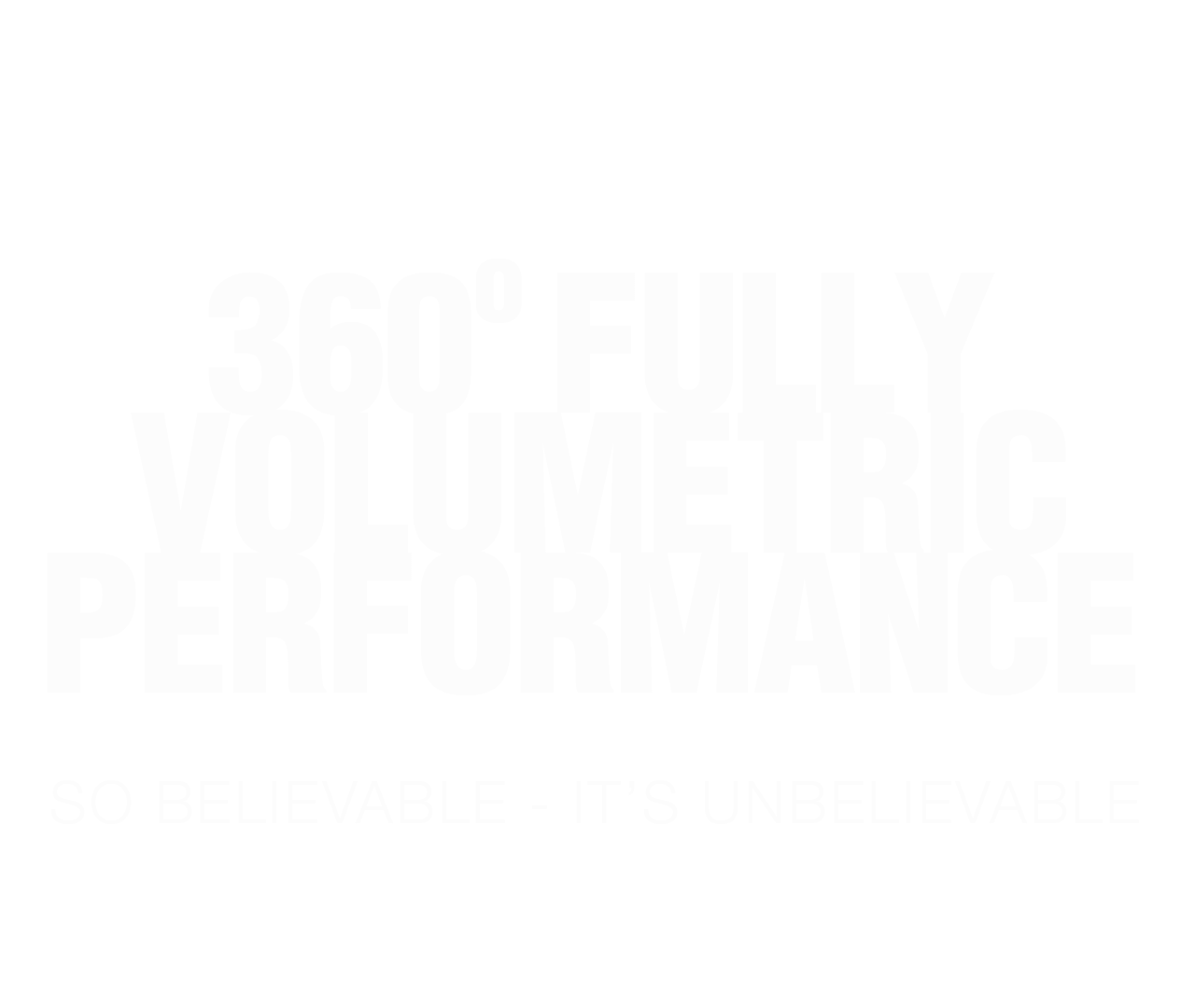 360 FULLY VOLUMETRIC PERFORMANCE - SO BELIEVABLE - IT’S UNBELIEVABLE