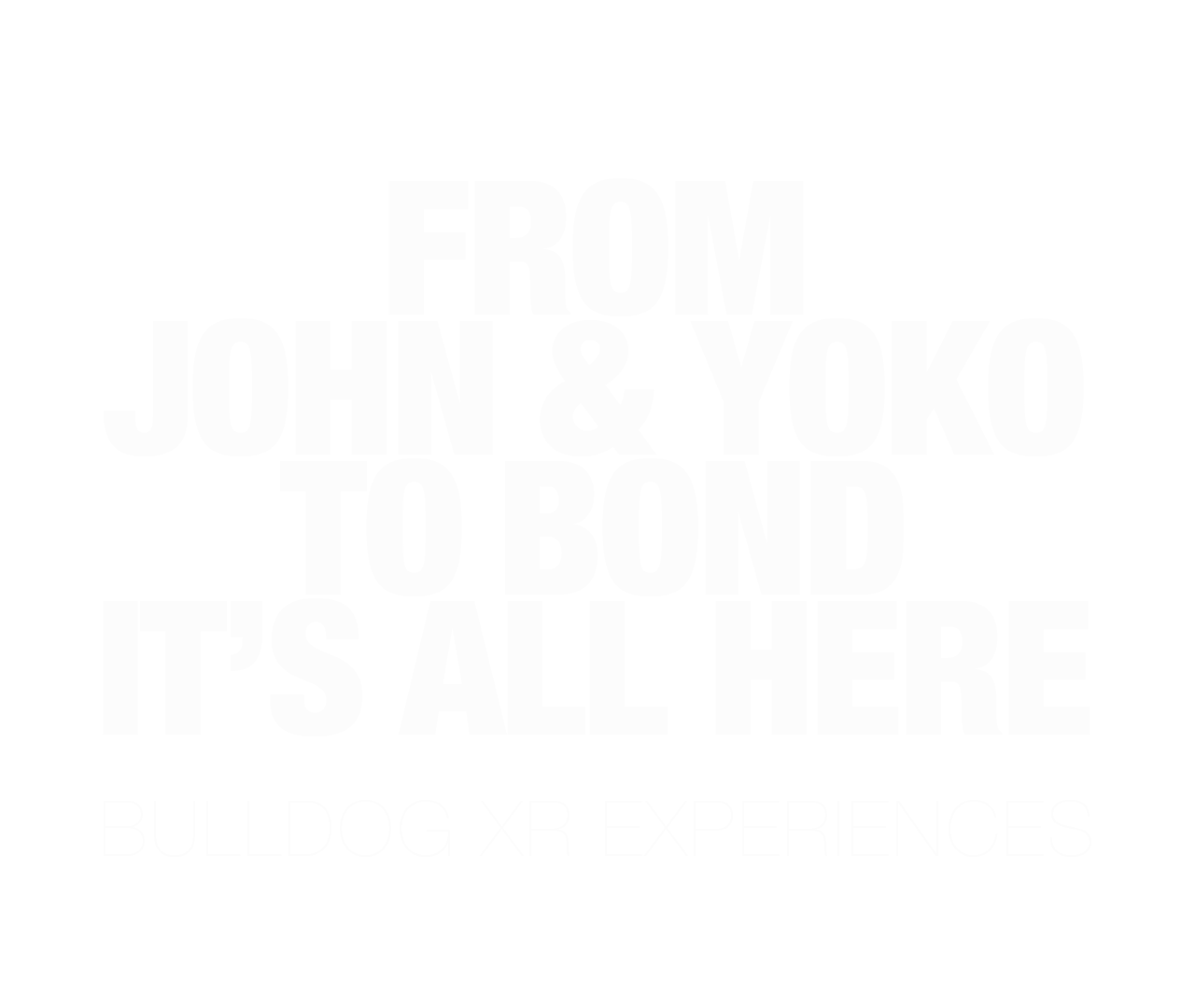 FROM THE BEATLES TO BOND - IT’S ALL HERE